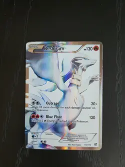 Reshiram 113/114 Black & White Pokemon card TCG - Image 1
