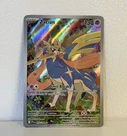 Pokemon Phantasmal Flames Zacian 100/094 Card Near Mint - Image 1