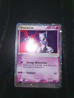 Mewtwo 101/10 EX Ruby & Sapphire Pokemon card TCG - Image 2