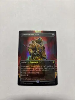 Commander's Plate (Borderless) Commander: Teenage Mutant Ninja Turtles Foil - Image 1