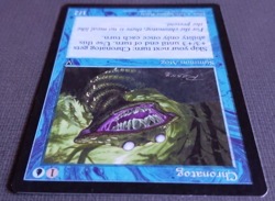 Chronatog - Visions NM - MTG Rare Blue Creatue - Old Border - Image 3