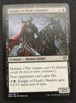 Knight Of Dusk's Shadow - DMU - MTG - NM Unplayed - EN - 096 - Image 1
