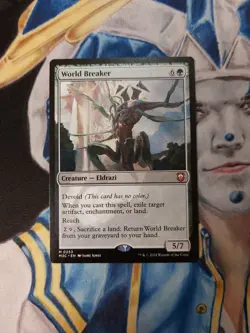 World Breaker MTG Commander: Modern Horizons 3 Green Mythic Creature NM x1 - Image 1