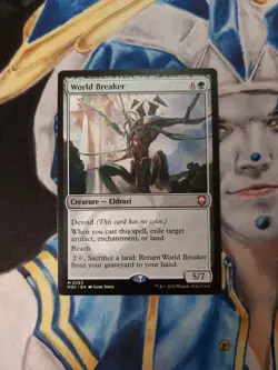 World Breaker MTG Commander: Modern Horizons 3 Green Mythic Creature NM x1 - Image 2