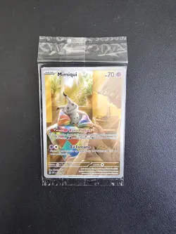 Carte Pokemon Mimiqui SVP 075 Promo AR Elite EV4.5 PAF Destinees a Paldea NEUF - Image 1