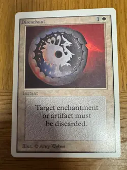MTG Disenchant Unlimited Magic the Gathering - EX - Image 1