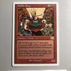 Goblin King - Sixth Edition Mtg Tcg Vintage #185 - Image 2