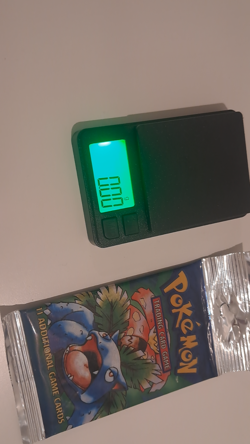 Factory Sealed HEAVY 21.16g Pokemon 1999 Base Set Venusaur Booster Pack Long Crp - Image 2