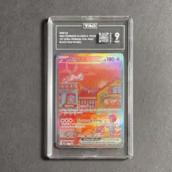 Pokemon Mew EX 053 Scarlet & Violet Promo Holo TAG Graded 9 Psychic TCG - Image 1
