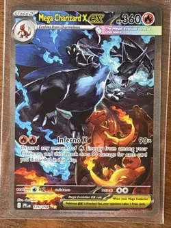 Mega Charizard X EX SIR Phantasmal Flames 125/094 English Mint Pokemon Cards! - Image 1
