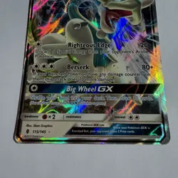 Pokemon TCG Drampa GX - 115/145 Guardians Rising Sun & Moon Ultra Rare MP/LP - Image 2