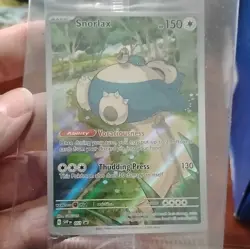 Pokemon Snorlax SVP 051 Scarlet & Violet Promo Holo Basic HP 150 Voraciousness - Image 1