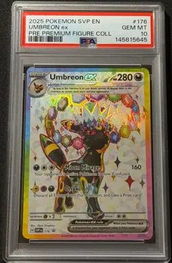 Umbreon EX Promo SVP 176 Pokemon Premium Figure Collection PSA 10 - Image 1
