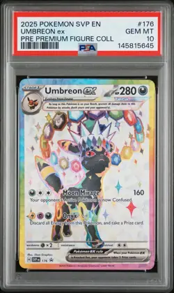 Umbreon EX Promo SVP 176 Pokemon Premium Figure Collection PSA 10 - Image 4