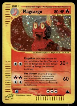 *FRI NIGHT* Magcargo H16/H32 Holo Skyridge Holo Rare - Image 1