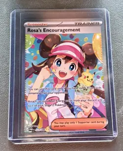 Rosa’s Encouragement 123/88 Secret Illustrator Rare Perfect Order Pokemon NM - Image 1
