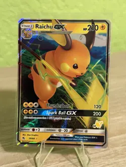 Raichu GX - 20/68 - Ultra Rare - Battle Academy - Pokemon - MINT - Image 1