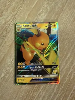 Raichu GX - 20/68 - Ultra Rare - Battle Academy - Pokemon - MINT - Image 3