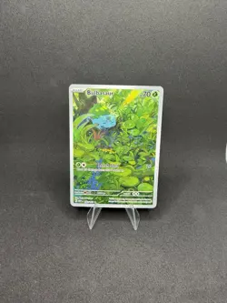 Pokemon TCG Bulbasaur 166/165 Sv: Scarlet & Violet 151 IR Near Mint ships fast - Image 1