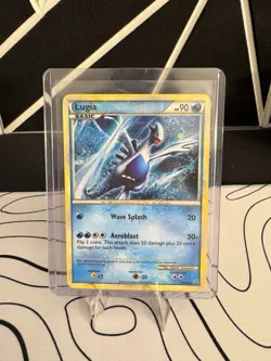 Pokemon TCG Lugia HGSS02 Black Star Promo Holo Rare LP - Image 1