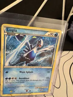 Pokemon TCG Lugia HGSS02 Black Star Promo Holo Rare LP - Image 2