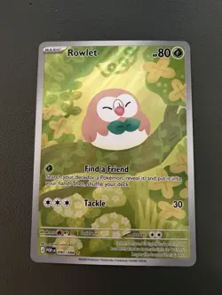 Rowlet 90/88 Illustration Rare Perfect Order Pokemon - NM - Image 1