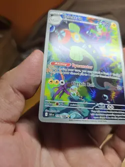 Pokemon TCG Eelektrik IR 114/086 SV Black Bolt English Nm - Image 2
