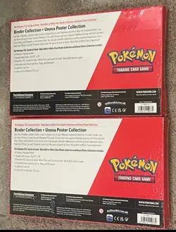Pokemon Black Bolt & White Flare Binder + Poster Collection Sams Club Bundles x2 - Image 3