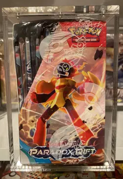 Pokemon Paradox Rift Booster Box Brand New Sealed Nice + Acrylic Case 🐸 - Image 4