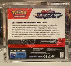 Pokemon Paradox Rift Booster Box Brand New Sealed Nice + Acrylic Case 🐸 - Image 5
