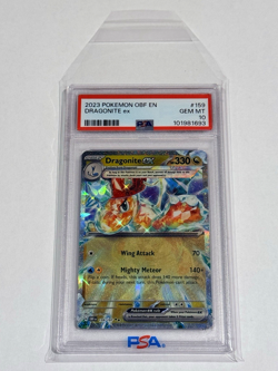Pokemon Obsidian Flames (OBF)- Dragonite ex Double Rare Holofoil #159/197 PSA 10 - Image 3