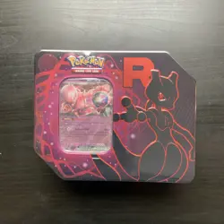 Pokemon Team Rocket MewTwo Tin New Sealed Destined Rivals - Image 1