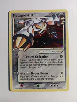 Pokemon Metagross - Holo Gold Star EX Delta Species Ultra Rare #113 NM - Image 1