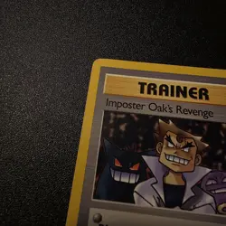 Pokemon TCG: Imposter Oak’s Revenge 1st Edition 76/82 Team Rocket 2000 - Image 2