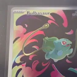 Bulbasaur 133/132 Illustration Rare Pokemon Mega Evolution - Image 3