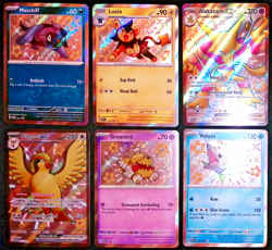 Pokemon Scarlet and Violet Paldean Fates Lot of 6 Shiny Rares! NM - Image 1