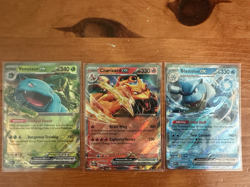 pokemon 151 charizard blastoise venusaur ex - Image 1