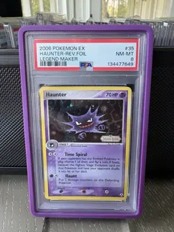 2006 Pokemon Ex Haunter Rev Foil Legend Maker - Image 1