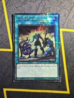 A Hero Lives - RA04-EN087 - Quarter Century Rare - Yugioh - Image 1
