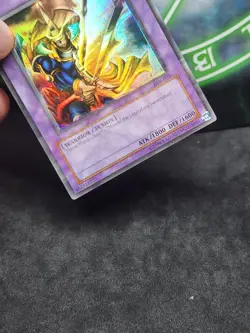 Yugioh Flame Swordsman LOB-003 Super Rare Original Print Misprint - Image 3