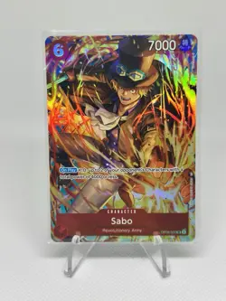 Sabo One Piece Super Rare Holo Character OP05-007 7000 Power English - Image 1