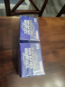 One Piece TCG Double Pack Set 9 The Azure Sea's Seven FACTORY SEALED Lot of 2 - Image 2