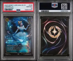 Disney Lorcana Cinderella Dream Come True Enchanted 236 PSA 10 - Image 3