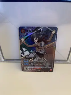 Union Arena, Attack On Titan, Mikasa, UA23BT/AOT-1-088 R One Star Parallel - Image 1