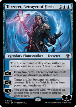 Tezzeret, Betrayer of Flesh [Murders at Karlov Manor Commander] Magic MTG - Image 1