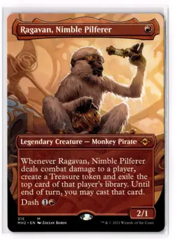 Ragavan, Nimble Pilferer (Borderless) 315 Modern Horizons 2 Normal NM - Image 1