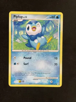 Piplup 121/147 Platinum Supreme Victors Pokemon Card TCG - LP - Image 1