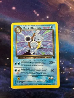 Dark Blastoise 20/82 Team Rocket Regular Rare Non Holo Pokemon Card HP - Image 1