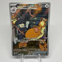 Pokemon TCG Team Rockets Raticate Card 202/182 Destined Rivals - Image 1