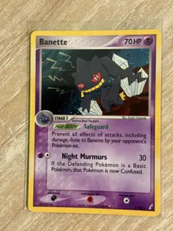 Banette 1/100 Crystal Guardians Holo Pokemon - LP - Image 3